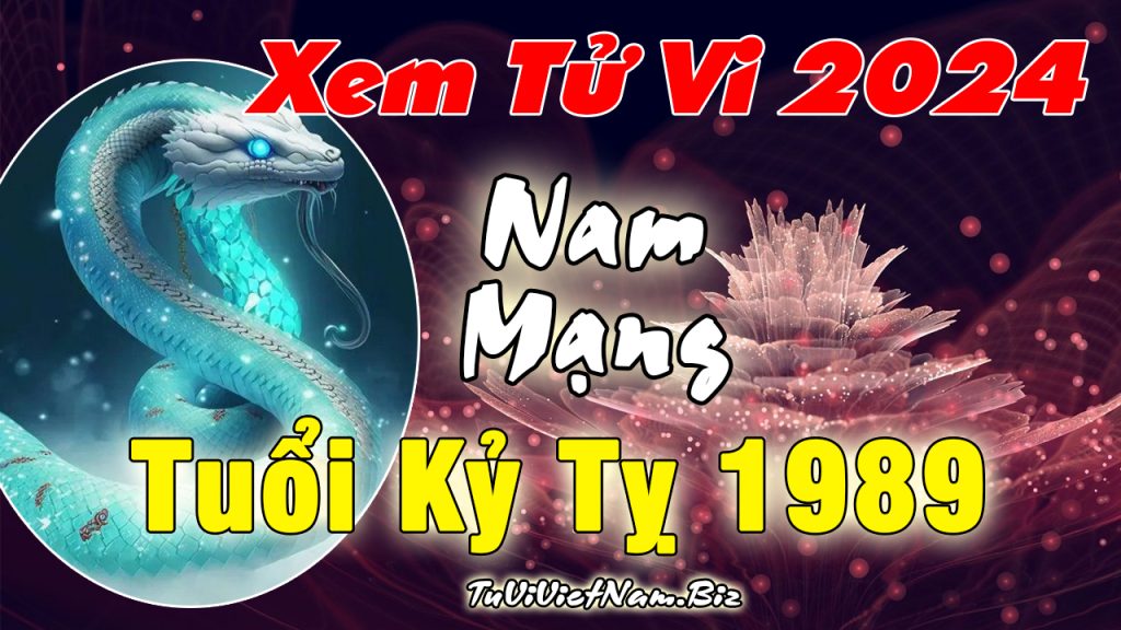 Xem tử vi tuổi Kỷ Tỵ năm 2024 Nam mạng – Tử vi tuổi Tỵ 1989 năm 2024 Nam mạng